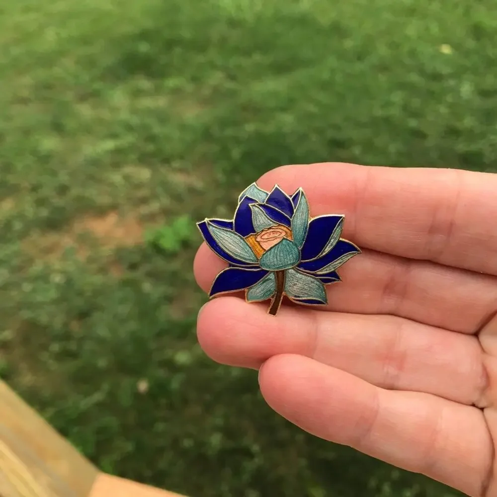 None and/or Unknown waterlily cloisonne